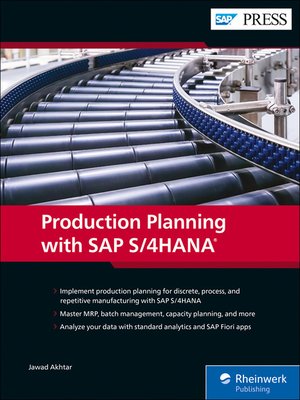 cover image of Production Planning with SAP S/4HANA
